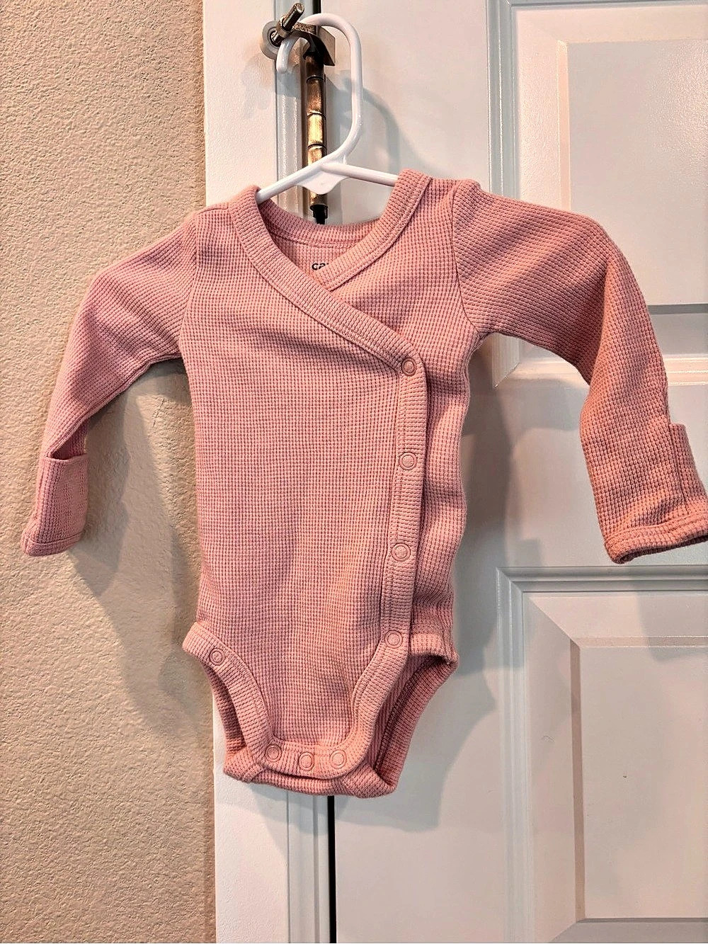 Carter's Pink Long Sleeve Bodysuit Newborn